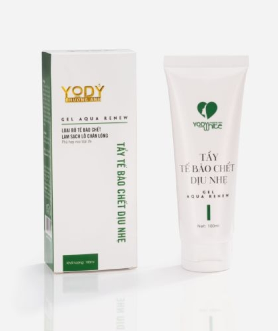 Tẩy tế bào chết dịu nhẹ Yody White Phương Anh - Gel Aqua Renew